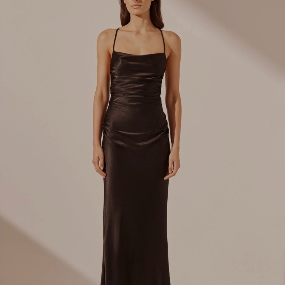 Shona Joy La lune maxi cross back in Black - Size 8 (US), AUS 12 - Picture 3 of 5